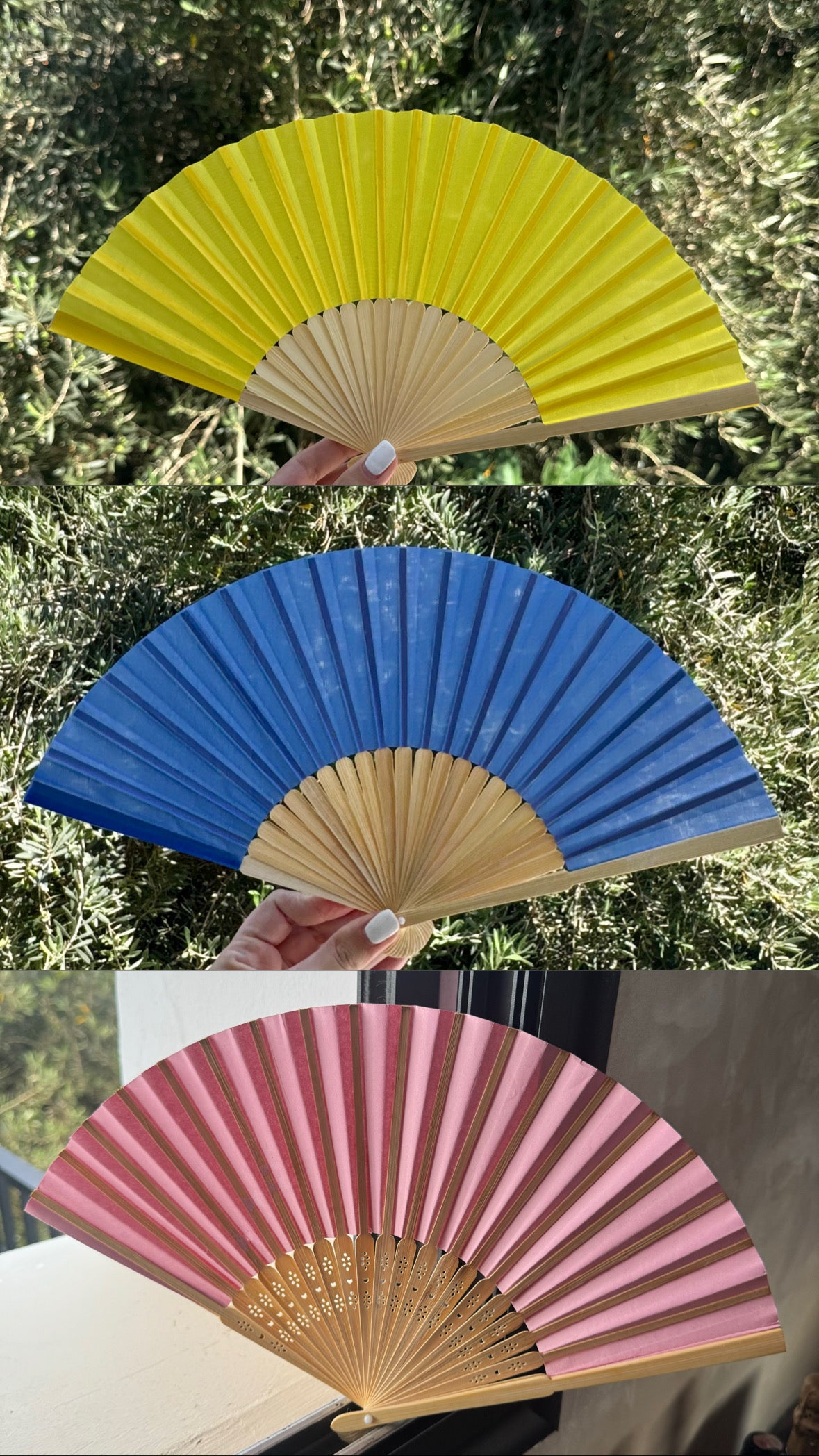 Eventails pour événements